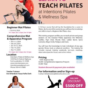 Intentions Pilates & Wellness Spa Fort Lauderdale, FL​