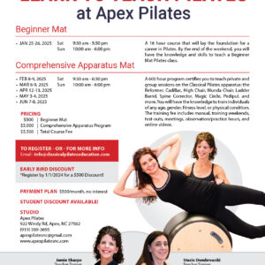 Apex Pilates, NC