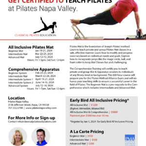 Pilates Napa, CA