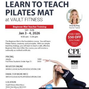 Vault Boca – Teach Pilates